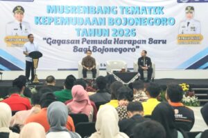 Hadiri Musrenbang Kepemudaan 2026, Bupati Bojonegoro Dorong Pemuda Jadi Penggerak Perubahan