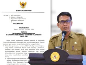 Bupati Bojonegoro Terbitkan Surat Edaran Tentang Efisiensi Anggaran