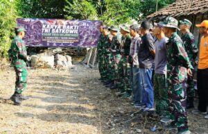 Peduli Warga Di Wilayah Binaan, Kodim Bojonegoro Gelar Karya Bakti TNI Satkowil Semester I Tahun 2026