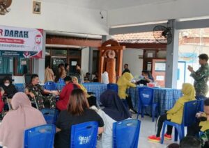 Antisipasi Krisis Stok, Dua Koramil Jajaran Kodim Bojonegoro Gelar Bakti Sosial Donor Darah