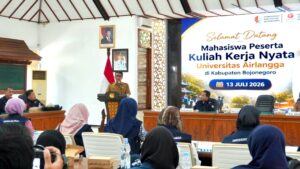 Perkuat Kolaborasi, Bupati Bojonegoro Sambut 200 Mahasiswa Universitas Airlangga Peserta KKN