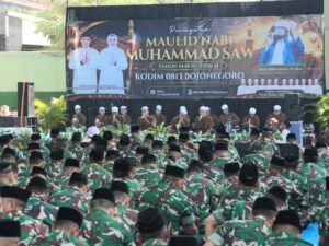 Kodim Bojonegoro Peringati Maulid Nabi Muhammad SAW 1448 H