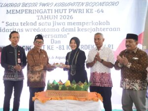 PWRI Bojonegoro Dapat Kado Rencana Pembangunan Gedung Dari Pemkab
