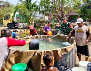 Kekeringan Meluas, Kodim Bojonegoro Salurkan 130 Ribu Liter Air Bersih Setiap Hari
