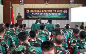 Kodim Bojonegoro Gembleng Apkowil: Pertajam Kemampuan Teritorial yang Unggul, Modern Dan Humanis