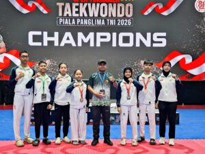 Menggelegar Di Surabaya! Kontingen Kodim Bojonegoro Borong Medali Open Tournament Taekwondo Piala Panglima TNI