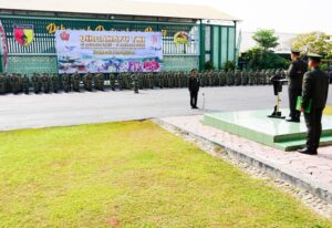 Dandim 0813 Bojonegoro Pimpin Upacara HUT Ke-81 TNI